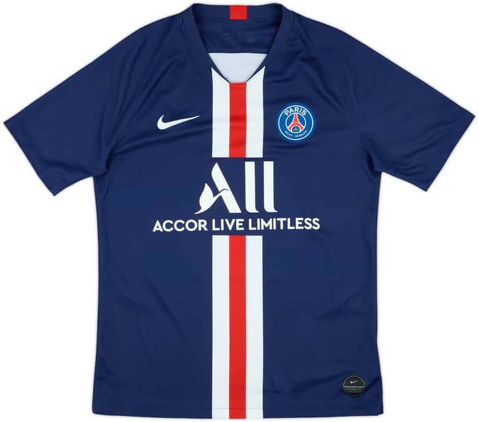 2019-20 Paris Saint-Germain Home Shirt Mbappe #7 - 8/10 - (M)