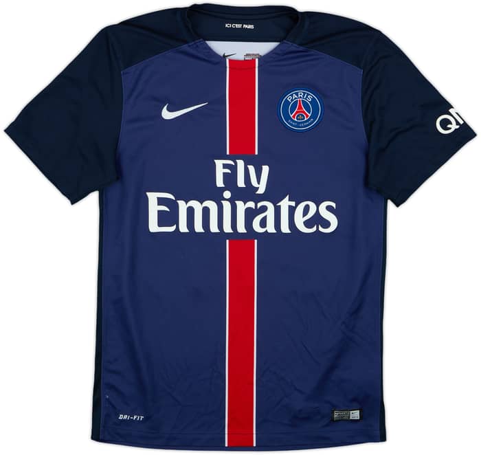2015-16 Paris Saint-Germain Home Shirt Ibrahimovic #10 - 5/10 - (S)