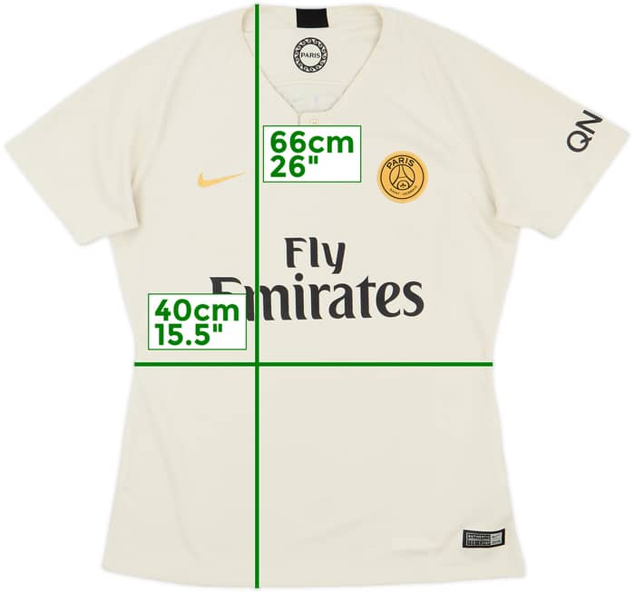 2018-19 Paris Saint-Germain Away Shirt - 10/10 - (Women's M)