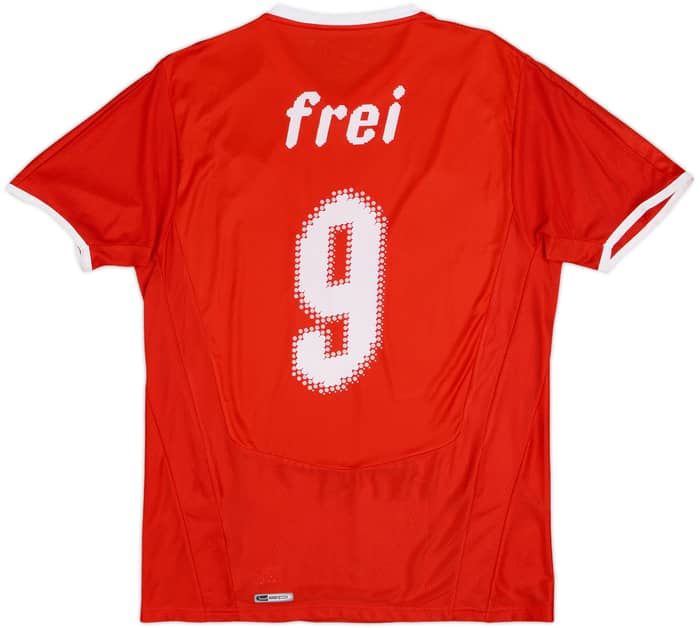 2008-10 Switzerland Home Shirt Frei #9 - 8/10 - (S)