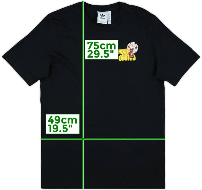 2022-23 Manchester United adidas Graphic Tee - 8/10 - (M)