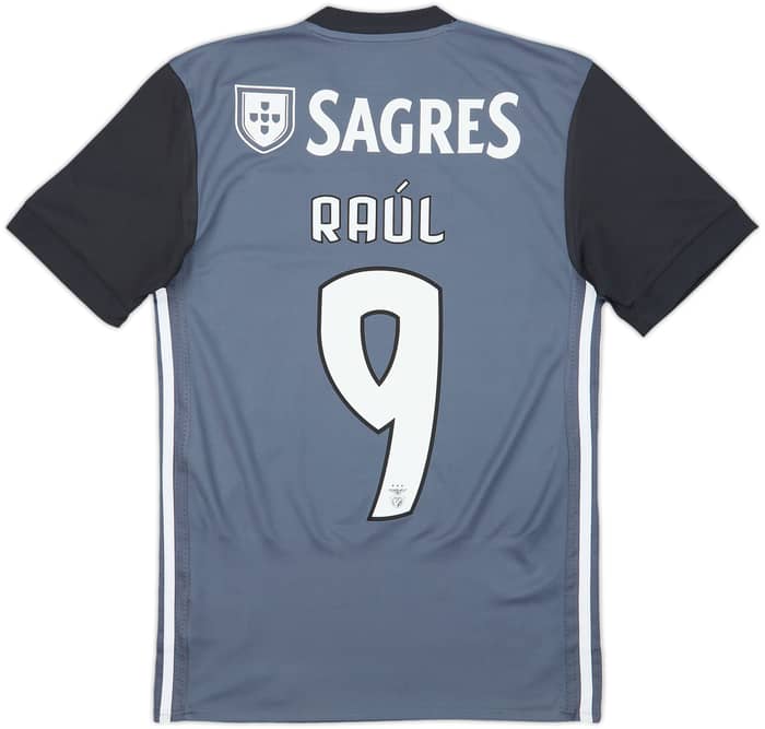 2017-18 Benfica Away Shirt Raul #9 - 10/10 - (XS)