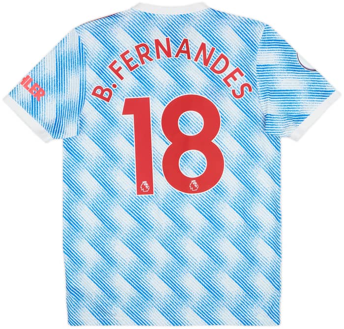 2021-22 Manchester United Away Shirt B.Fernandes #18 - 10/10 - (M)