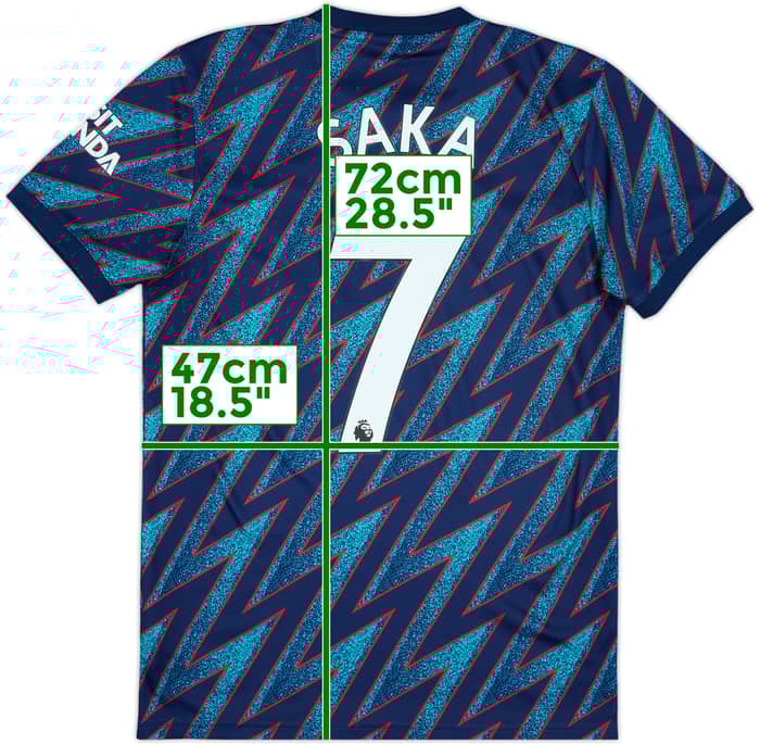 2021-22 Arsenal Third Shirt Saka #7 - 10/10 - (S)