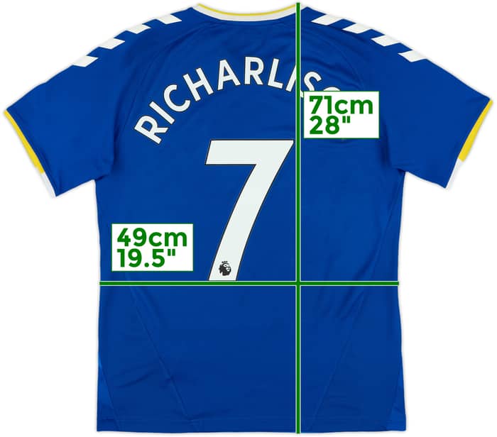 2021-22 Everton Home Shirt Richarlison #7 - 8/10 - (M)