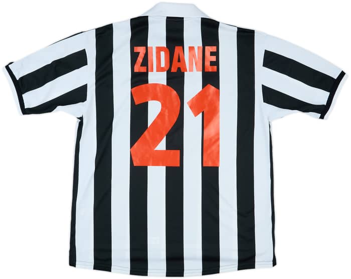 1998-99 Juventus Home Shirt Zidane #21 - 8/10 - (L)