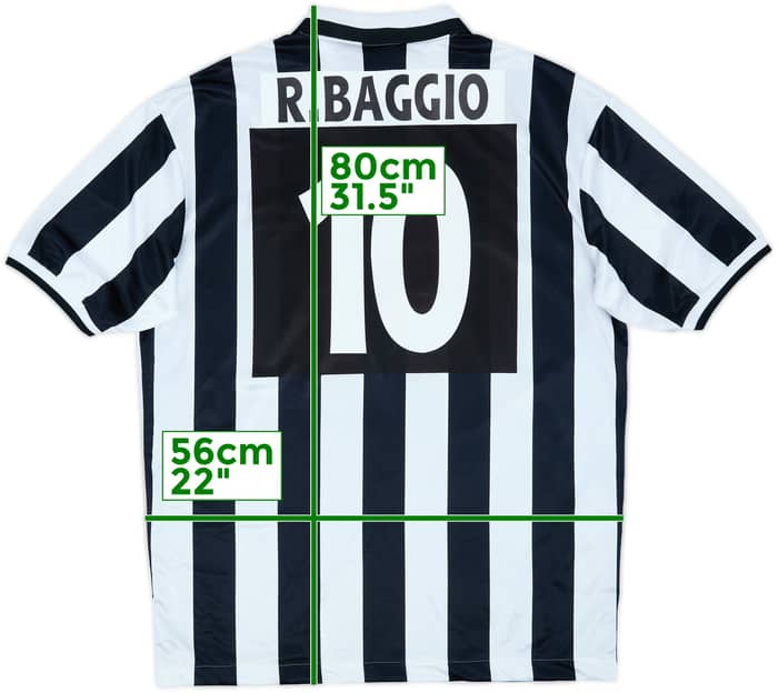 1994-95 Juventus Home Shirt R.Baggio #10 - 9/10 - (L)