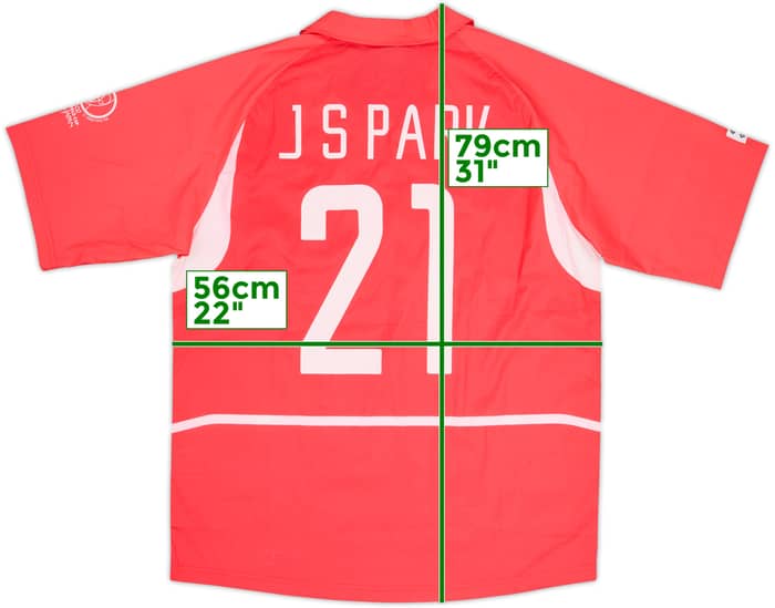 2002-03 South Korea Home Shirt J S Park #21 (L)