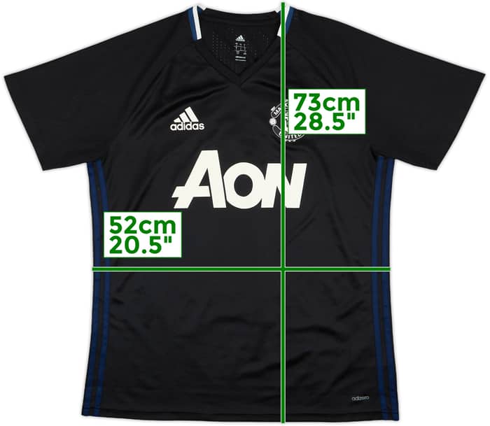 2016-17 Manchester United adizero Training Shirt - 8/10 - (L)