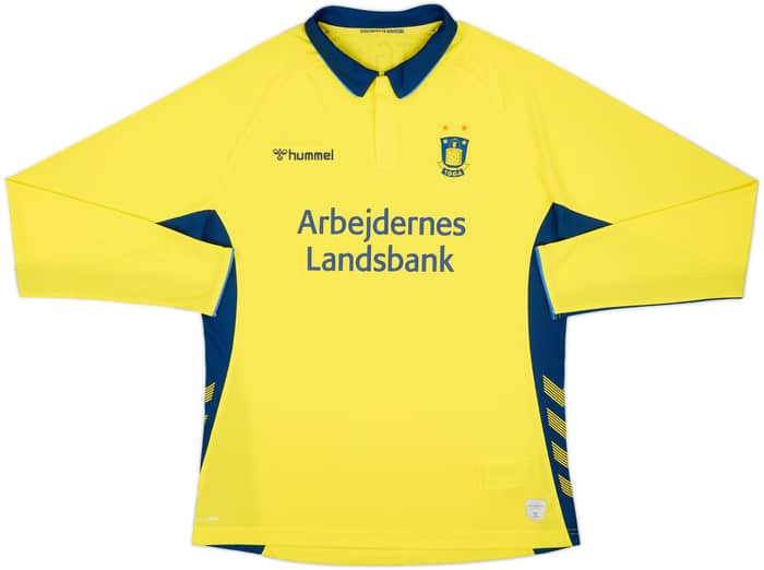 2019-20 Brondby Home L/S Shirt - 10/10 - (XL)