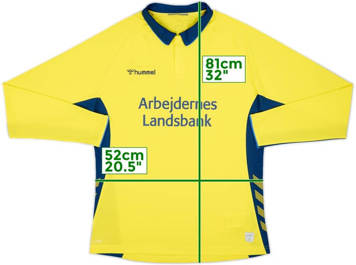 2019-20 Brondby Home L/S Shirt - 10/10 - (XL)