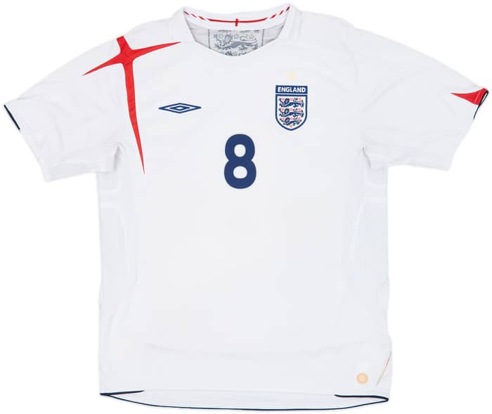 2005-07 England Home Shirt Lampard #8 - 5/10 - (M)