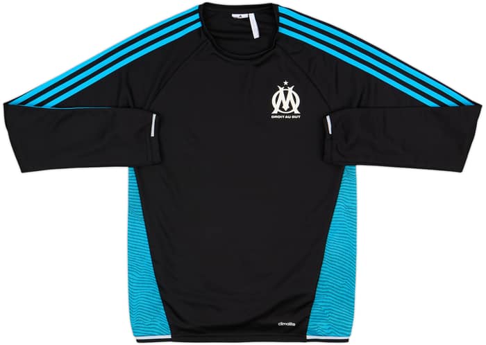 2016-17 Olympique Marseille adidas Drill Top - 8/10 - (S)