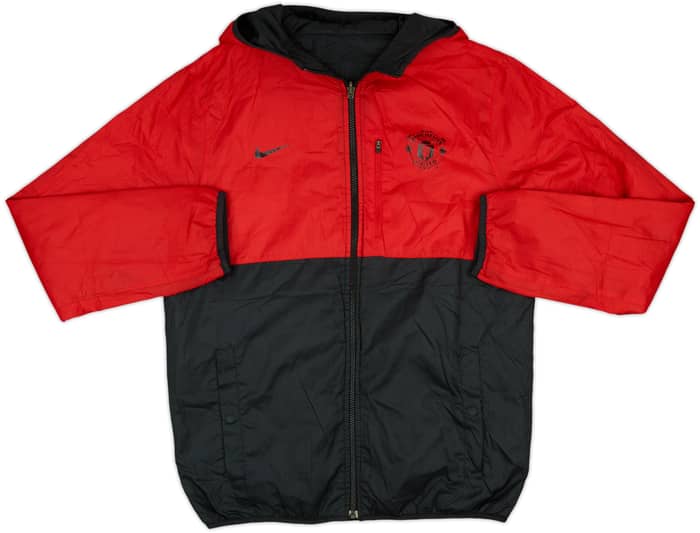 2010-11 Manchester United Nike Reversible Padded Bench Coat - 8/10 - (L)