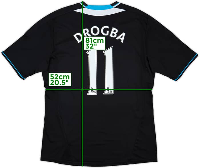 2011-12 Chelsea Away Shirt Drogba #11 - 6/10 - (L)