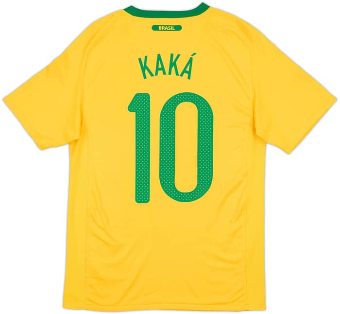 2010-11 Brazil Home Shirt Kaka #10 - 8/10 - (S)