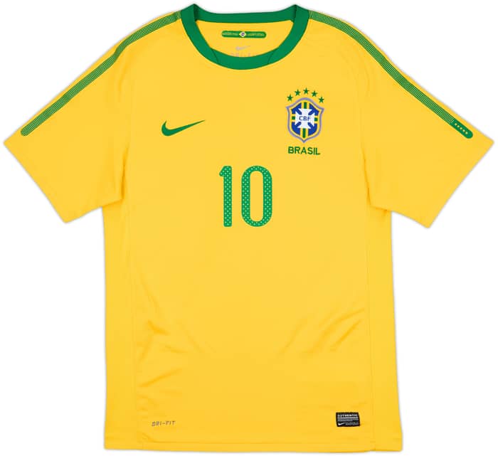 2010-11 Brazil Home Shirt Kaka #10 - 8/10 - (S)
