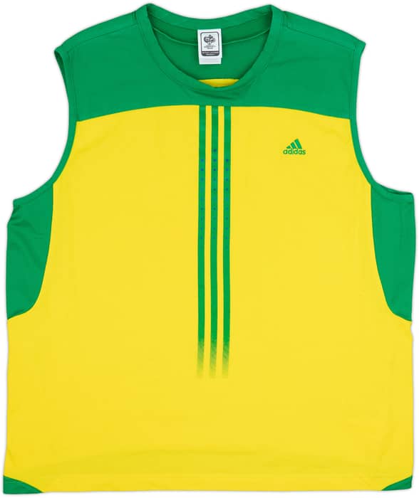 2006 Brazil adidas World Cup Training Vest - 10/10 - (XL)