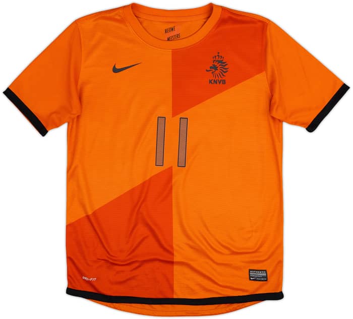 2012-13 Netherlands Home Shirt Robben #11 - 8/10 - (XL.Boys)