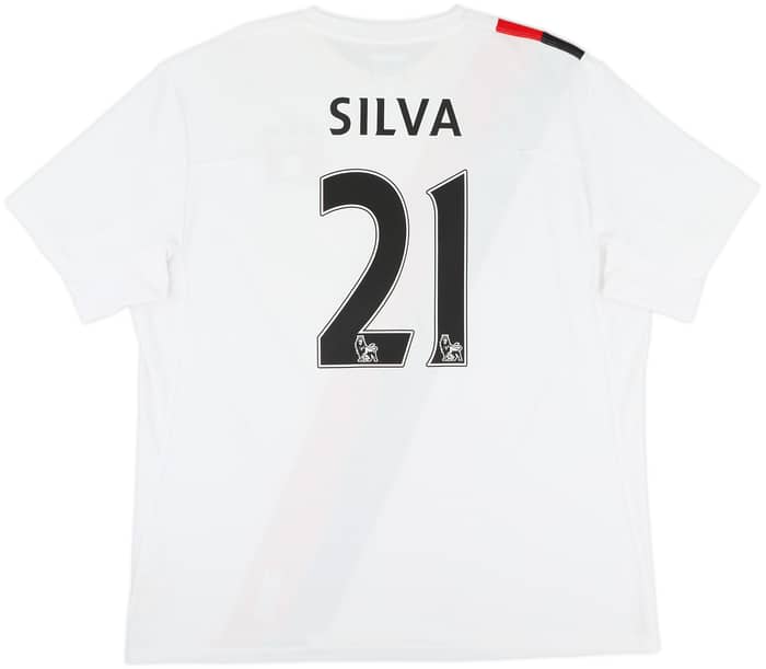 2009-11 Manchester City Third Shirt Silva #21 - 8/10 - (XL)