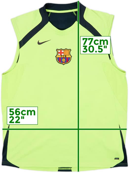 2005-06 Barcelona Nike Training Vest - 9/10 - (L)