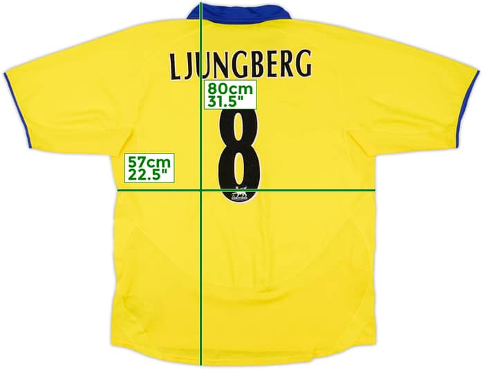 2003-05 Arsenal Away Shirt Ljungberg #8 - 9/10 - (L)