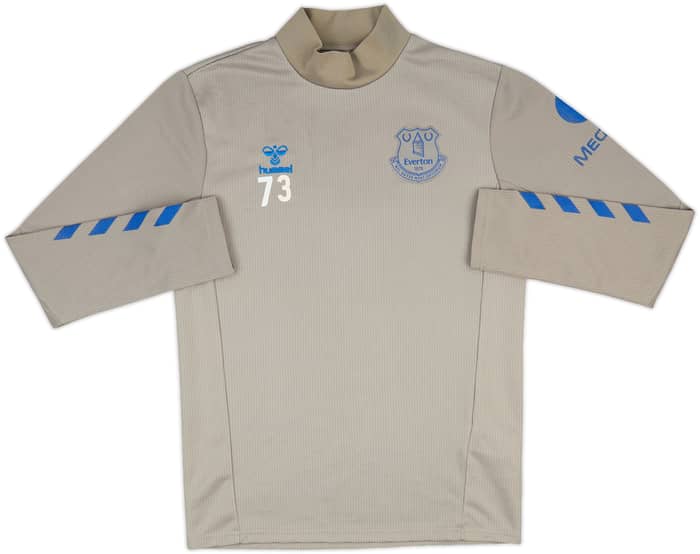 2020-21 Everton Hummel Player Issue Drill Top #73 - 8/10 - (S)