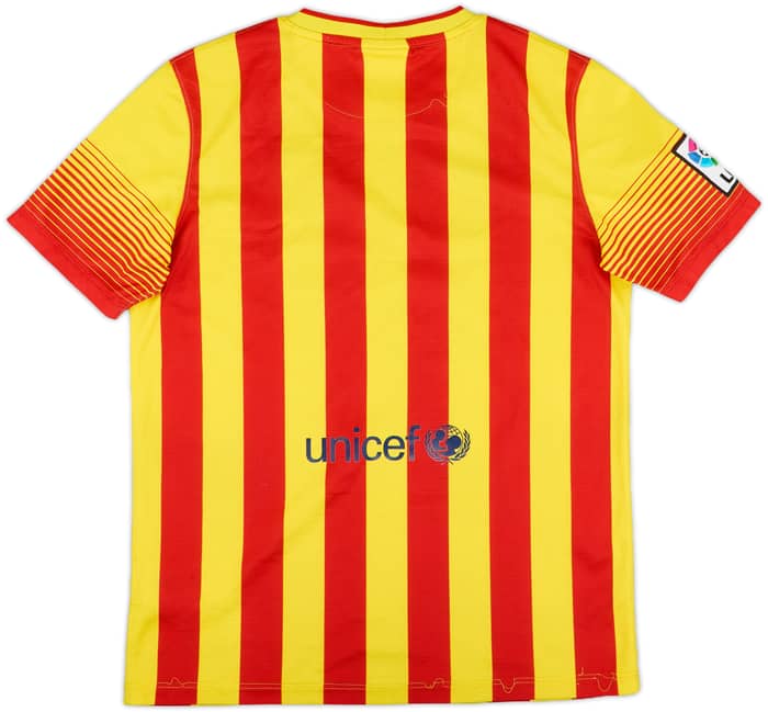 2013-15 Barcelona Away Shirt - 8/10 - (XL.Boys)