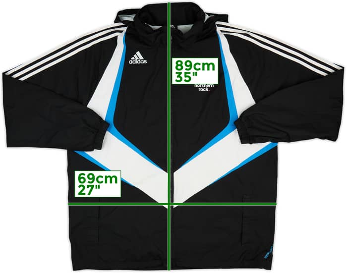 2009-10 Newcastle adidas Track Jacket - 6/10 - (XL)