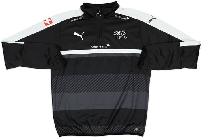2015-16 Switzerland Puma 1/4 Zip Training Top - 8/10 - (L)