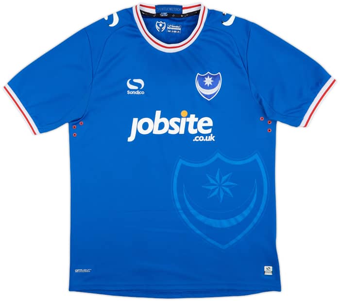 2017-18 Portsmouth Home Shirt - 6/10 - (L)