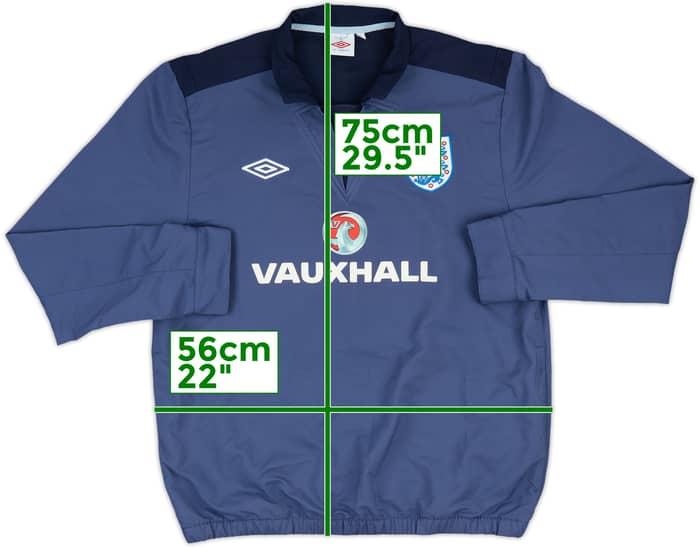 2010-11 England Umbro Drill Top - 8/10 - (L)