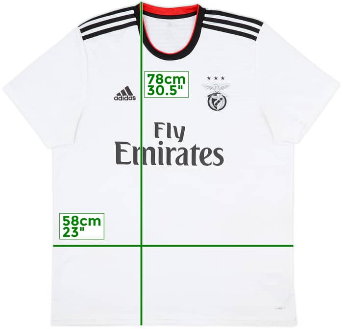 2018-19 Benfica Away Shirt - 7/10 - (XL)