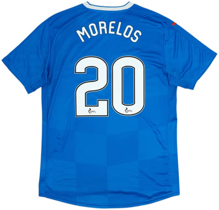 2016-18 Rangers Home Shirt Morelos #20 - 5/10 - (M)