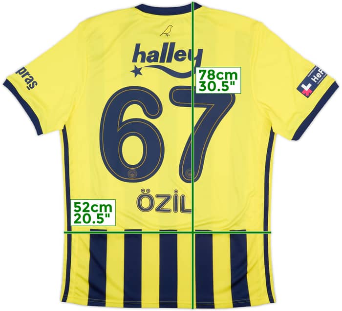 2020-21 Fenerbahce Home Shirt Ozil #67 (L)
