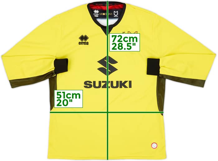 2018-19 MK Dons GK Shirt #13 - 9/10 - (L)
