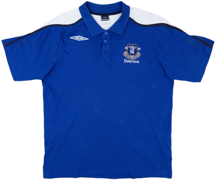 2007-08 Everton Umbro Polo Shirt - 9/10 - (XL)
