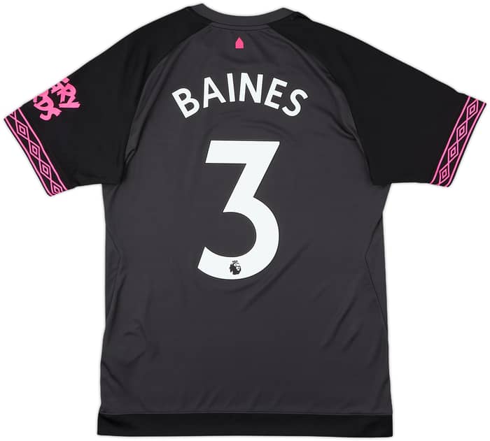 2018-19 Everton Away Shirt Baines #3 - 10/10 - (S)