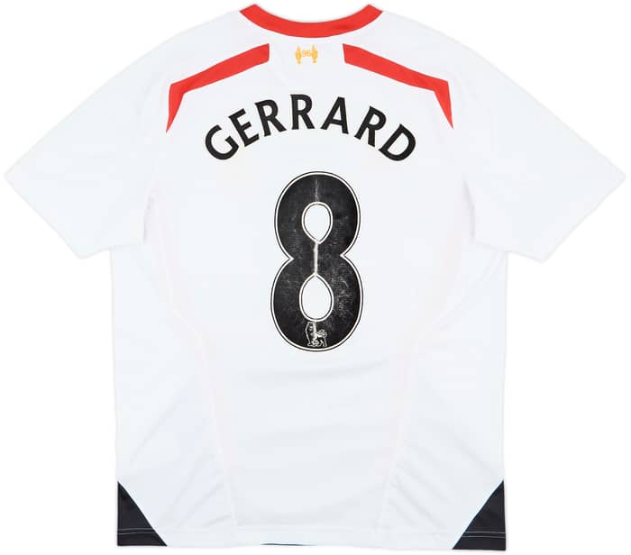 2013-14 Liverpool Away Shirt Gerrard #8 - 5/10 - (L)