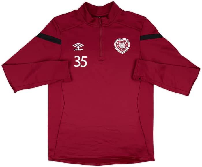 2018-19 Hearts Player Issue Umbro Training Top #35 - 8/10 - (M)