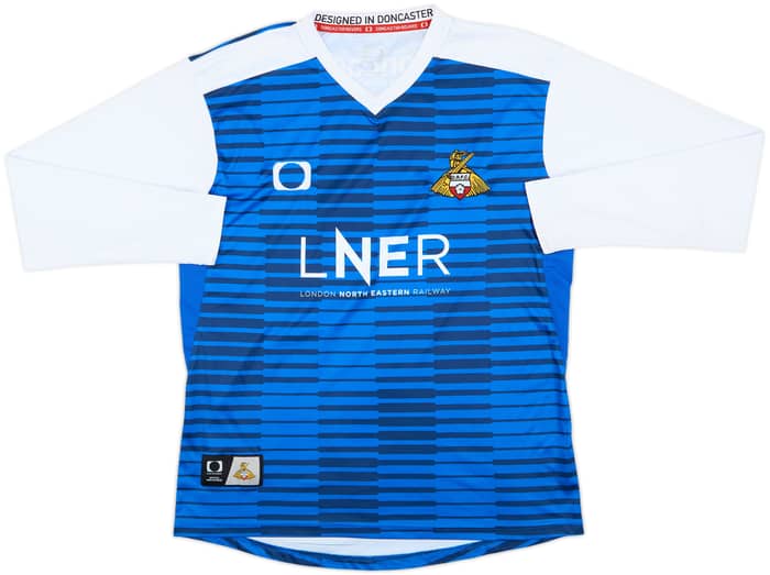 2021-22 Doncaster Away L/S Shirt - 9/10 - (M)