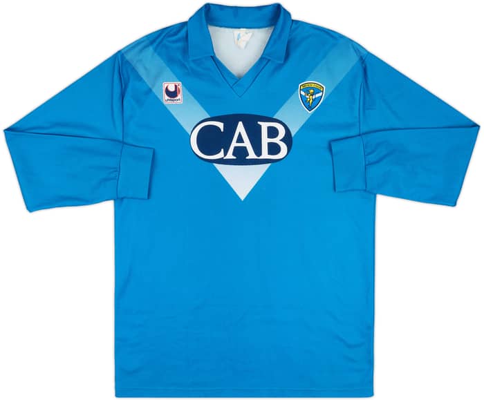 1991-92 Brescia Home L/S Shirt #11 - 9/10 - (L)