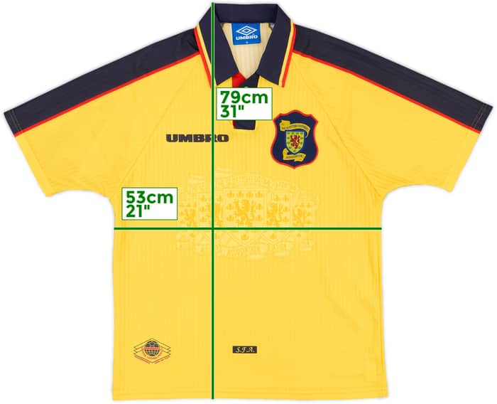 1996-99 Scotland Away Shirt - 9/10 - (M)