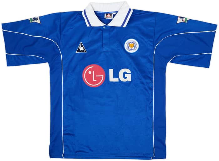 2001-02 Leicester Home Shirt Savage #8 - 8/10 - (L)