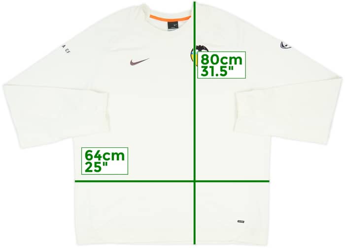 2005-06 Valencia Nike Sweat Top - 7/10 - (XL)