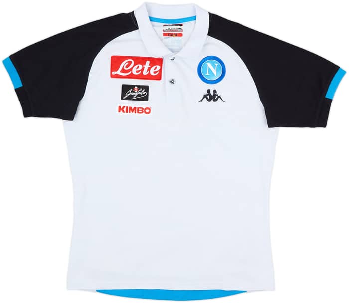 2017-18 Napoli Kappa Polo Shirt - 7/10 - (L)