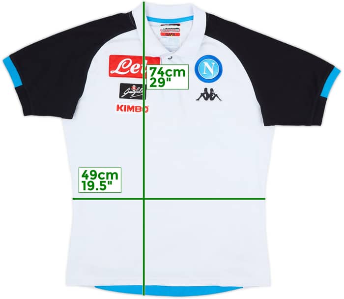 2017-18 Napoli Kappa Polo Shirt - 7/10 - (L)