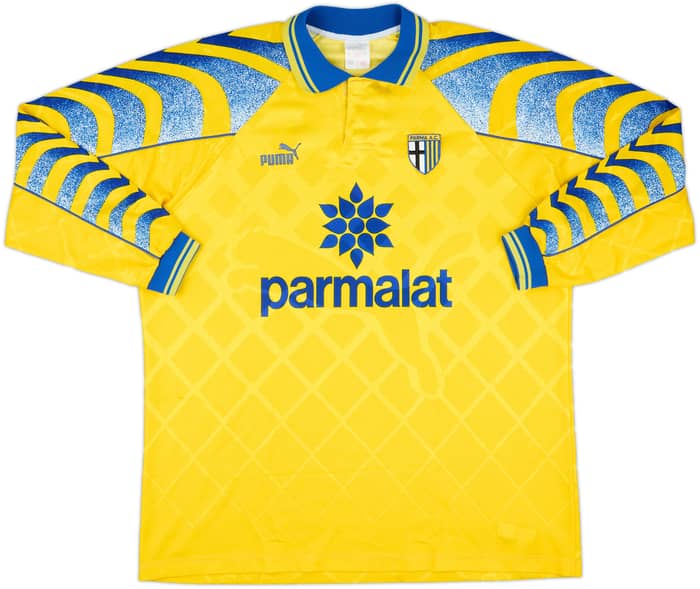 1995-96 Parma Third L/S Shirt Zola #10 - 9/10 - (XL)
