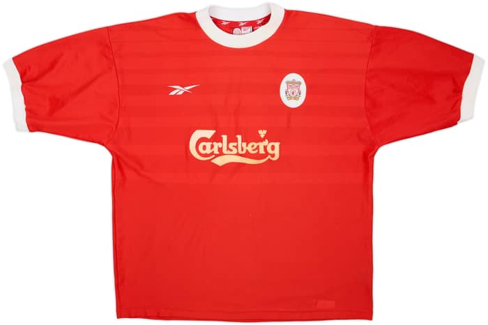 1998-00 Liverpool Home Shirt Fowler #9 - 6/10 - (XL)