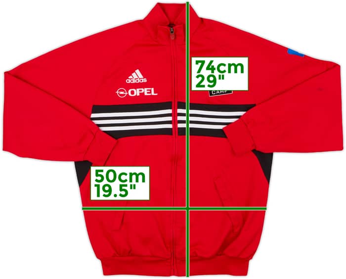 2004-05 AC Milan Junior Camp adidas Track Jacket - 6/10 - (M/L)